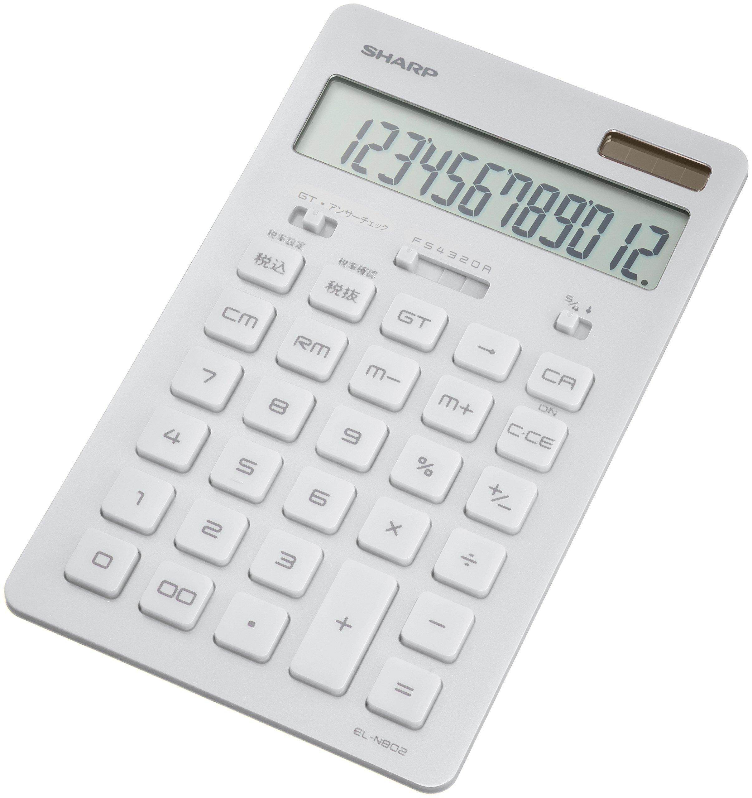 

Sharp Calculator 12 Digits Size Silver (Nice Type) EL-N802-SX срібний