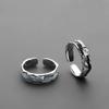 Vintage Shadow Rings for Men and Women, Minimalist, Niche, High-End, Unique, Fashionable, Elegant, Light Luxury, Irregular Texture Couple Rings