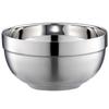 Zebian 304 Stainless Steel Insulated Bowls (16cm, 5-Pack)