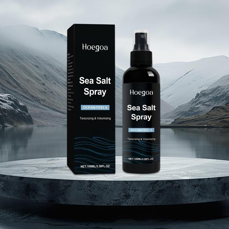 Spray Modellante al Sale Marino da Uomo da 100 ml, Spray Volumizzante e Texturizzante per Capelli per Effetto Onde da Spiaggia, Adatto a Tutti i Tipi di Capelli