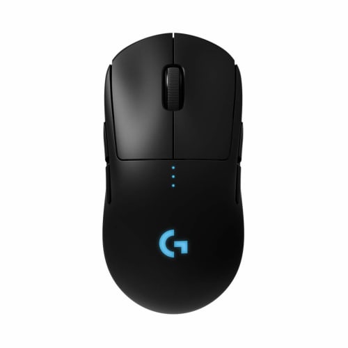 Logitech G Pro Wireless Gaming Mouse HERO16K Sensor LIGHTSPEED Wireless LIGHTSYNC RGB 80g Lightweight Symmetrical FPS Game G-PPD-002WL Black