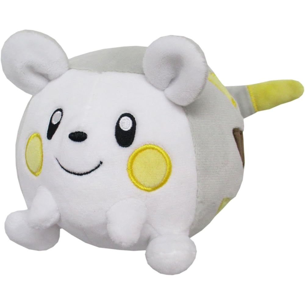 Pokemon All Star Collection Togedemaru Plush Toy 11cm Height Soft Stuffed Animal