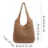 Handwoven Beach Tote Bag Boho Design for Women Shopping Commuting Valentines