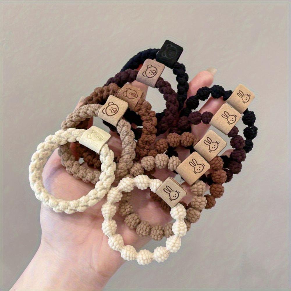 

10pcs/set of High-Elastic Headbands, Durable Hair Rings for Women and Girls 10pcs