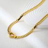 Fashion Metal Dragon Chain Round Clasp Collarbone Pendant Necklace Light Luxury Unique Design Jewelry