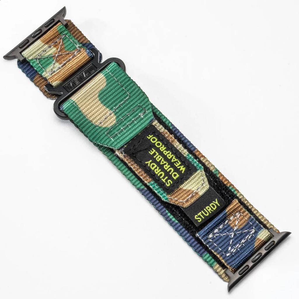 Sports Nylon Strap for Apple Watch Band Ultra 2 49mm 46mm 42mm 45mm 44mm 41mm 40mm Bracelet for Iwatch Series 10 9 8 7 6 SE 5 4