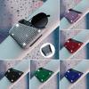 New Luxury Crystal Car Storage Bag Hanging Glasses Phone Holder Storage Organizer Decor Bling Car Accessories Interior for Woman