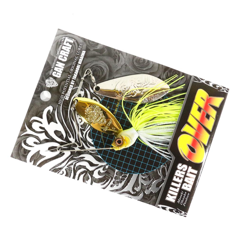 Spinnerbait Gan Craft Killers 3/4 Oz, 07S – Leurre Plomb, Pêche Eau Douce