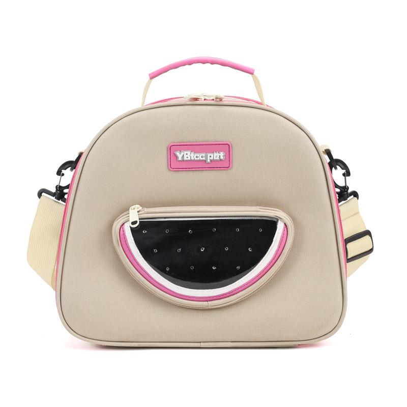 

Multifunctional Small Pet Carrier Foldable Breathable Outgoing Bag for Hamster Rabbit Guinea Pig Small pet розовый