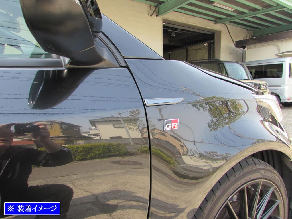 BRIGHTZ GR Yaris MXPA12 GXPA16 Stainless Fender Garnish Black 12 16 10 GR Yaris [SID-ETC-SMA-015]