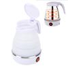 Travel Electric Kettle 600W Foldable Electric Kettle 600ml Portable Efficient 6 Min Fast Boiled  for Travel Camping Home Use