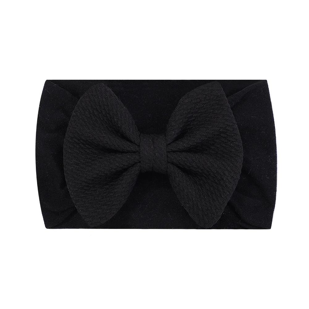 1Pc Headband Nylon Infants Toddlers Elastic Hair Band for Newborn Girl Princess Bowknot Cute Baby Hair Accessories