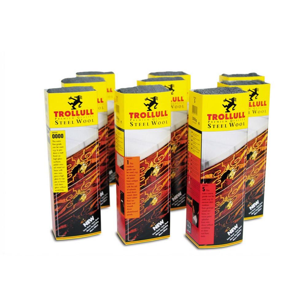 Trollull Grade 0000 Steel Wool Rolls