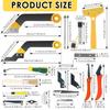 Grout Removal Tool Kit Efficient Tile Grout Cleaner with Hook Knife Serrated Knife and Blades for Floor Tile Cleaning Tile Grout