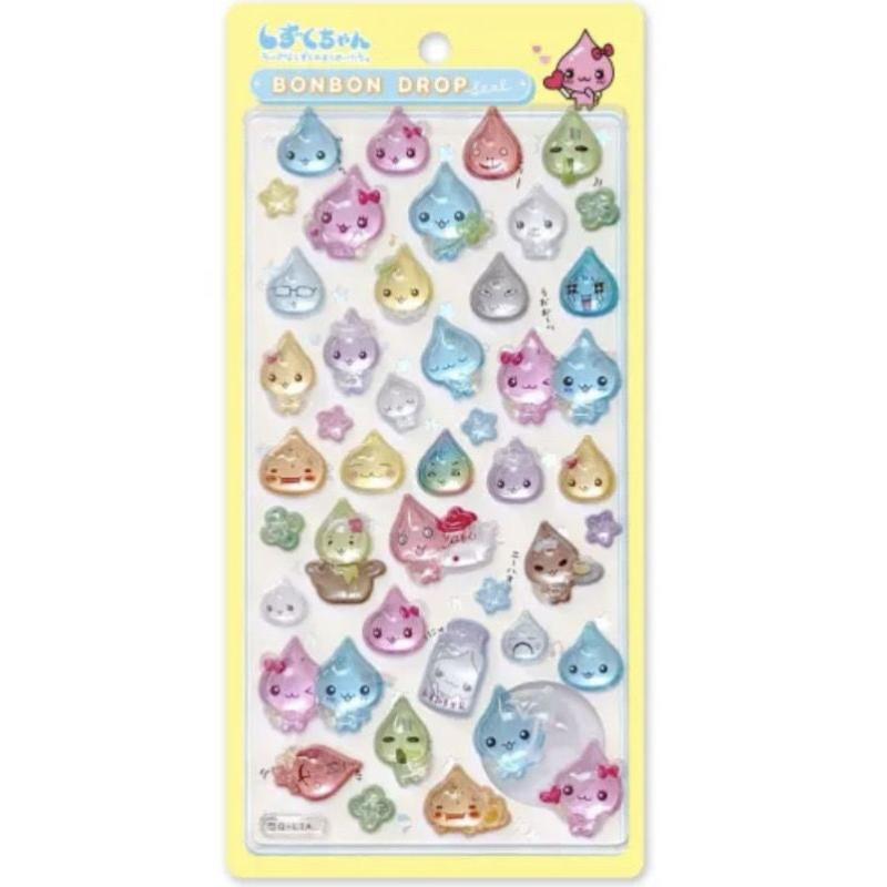 1 Sheet Kawaii Sparkling Powder Raindrop Lord Crystal Drop Glue Decorative Small Gifts Diy Small Water Drop 3D Crystal Stickers