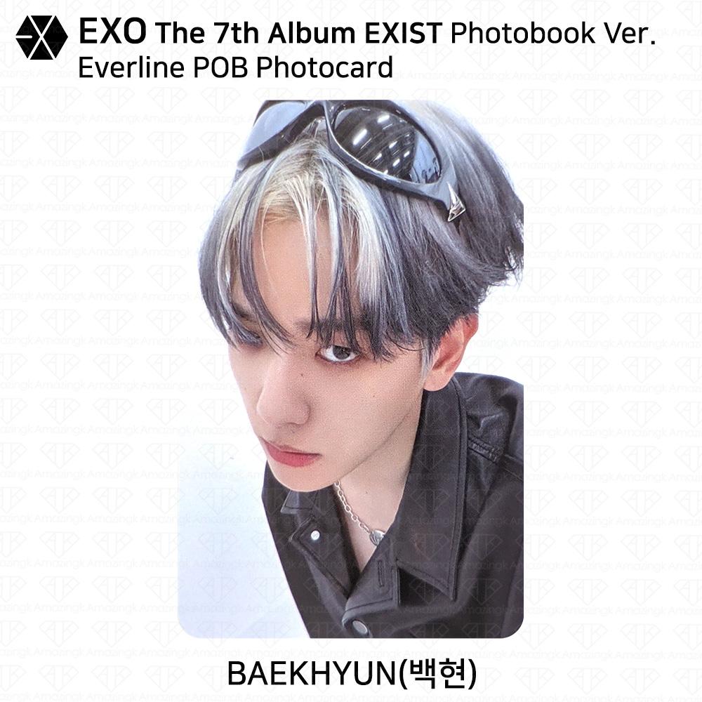 

EXO: 7-й альбом EXIST POB Фотокарта Apple Music Soundwave Makestar Ktown4u Baekhyun - Everline
