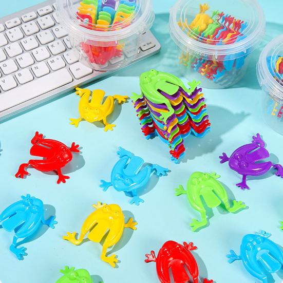 1 Set Bounce Parent-Child Jump Frog Toys Fun Competition Interaction Multiplayer Kids Frog Toys Toys