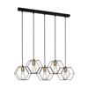 Lampa Wisząca Aina PND-74889-5-BK Italux