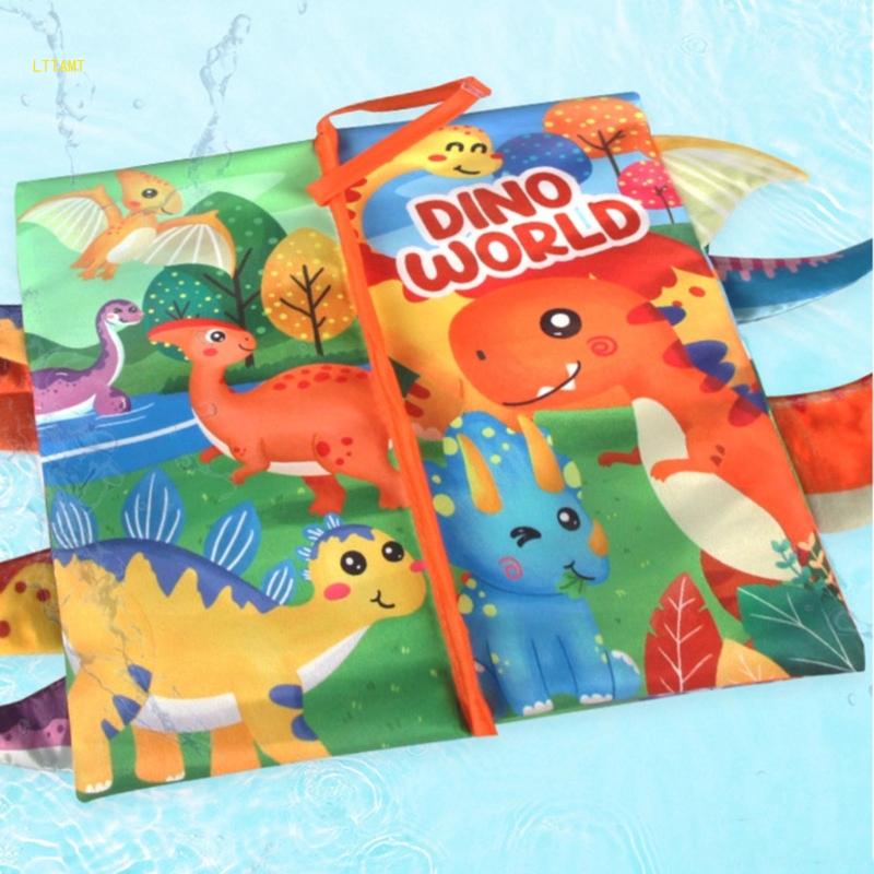 Infant Squeaking Cloth Book Visual Exploring Soft Book Baby Learning Toy