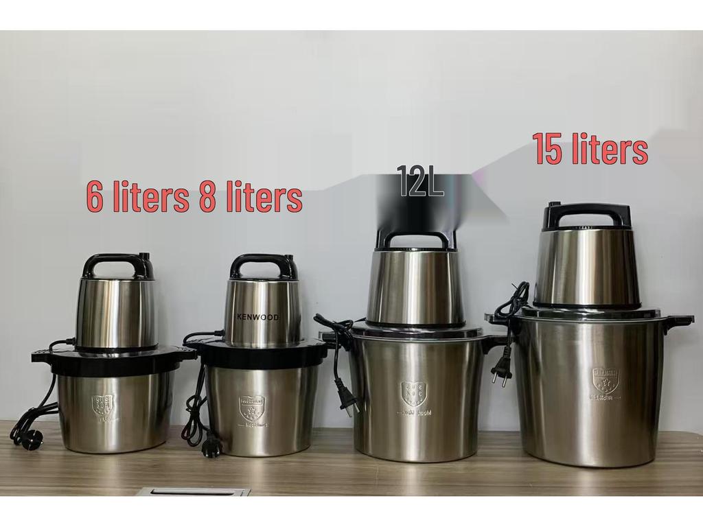 High-Power Electric Multi-Function Food Processor: Meat Grinder, Juicer, Dough Kneader, Large Capacity Mixer