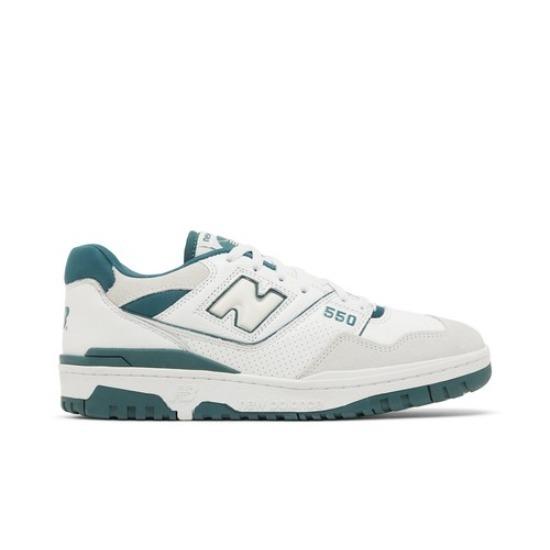 New Balance 550 White Vintage Teal BB550STA