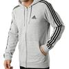 Adidas Free Shipping With AdiClub Essentials French Terry 3 Stripes Full Zip Hoodie GK9034