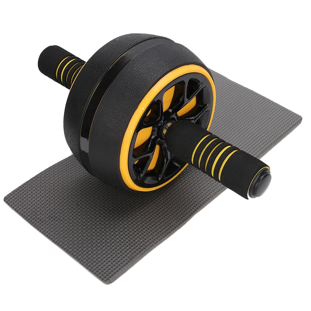 Abdomen Fitness Roller Household Detachable Handle Abdominal Exercise Equipment ToolYellow