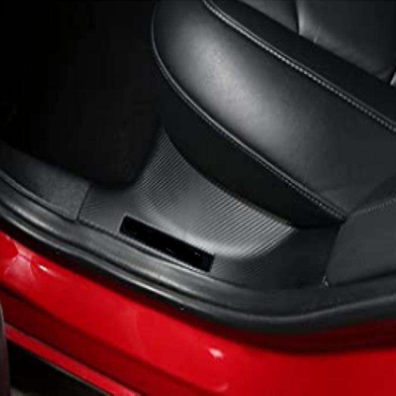 Tesla Model Y Door Sill Protection Pads - Front & Rear Interior ABS Strips