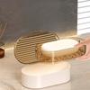 Light Luxury Countertop Soap Box Creative with Lid Drain Box Portable Household Bathroom Storage Soap Box