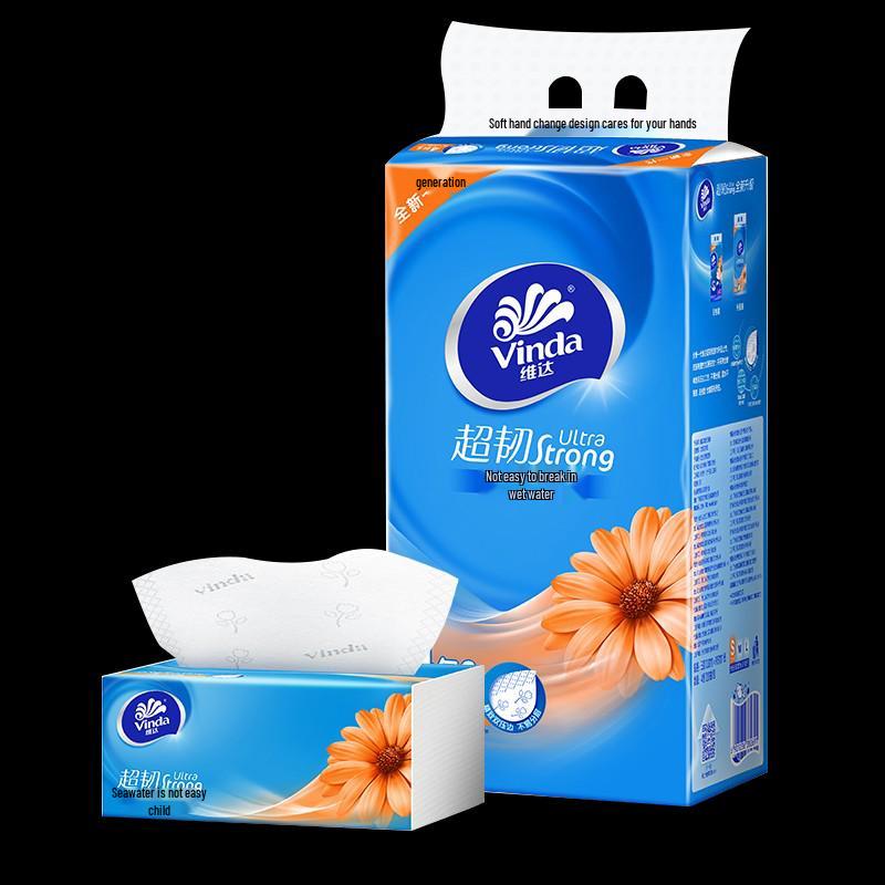 Vinda Super Tough 3-Ply Facial Tissues