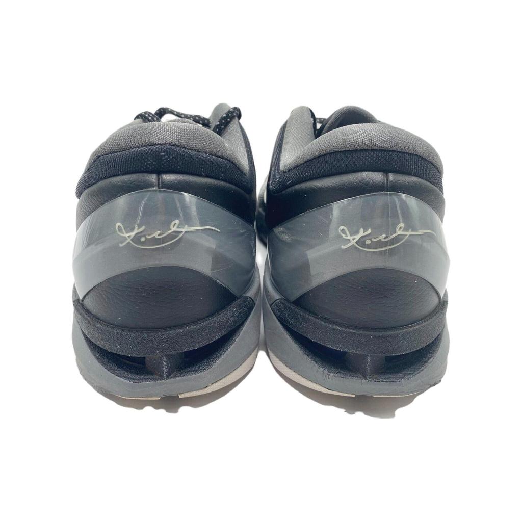 Nike Zoom Kobe 7 System Black Wolf Grey Men Sneakers White-Wolf-Grey-Clear-Grey 488371-001