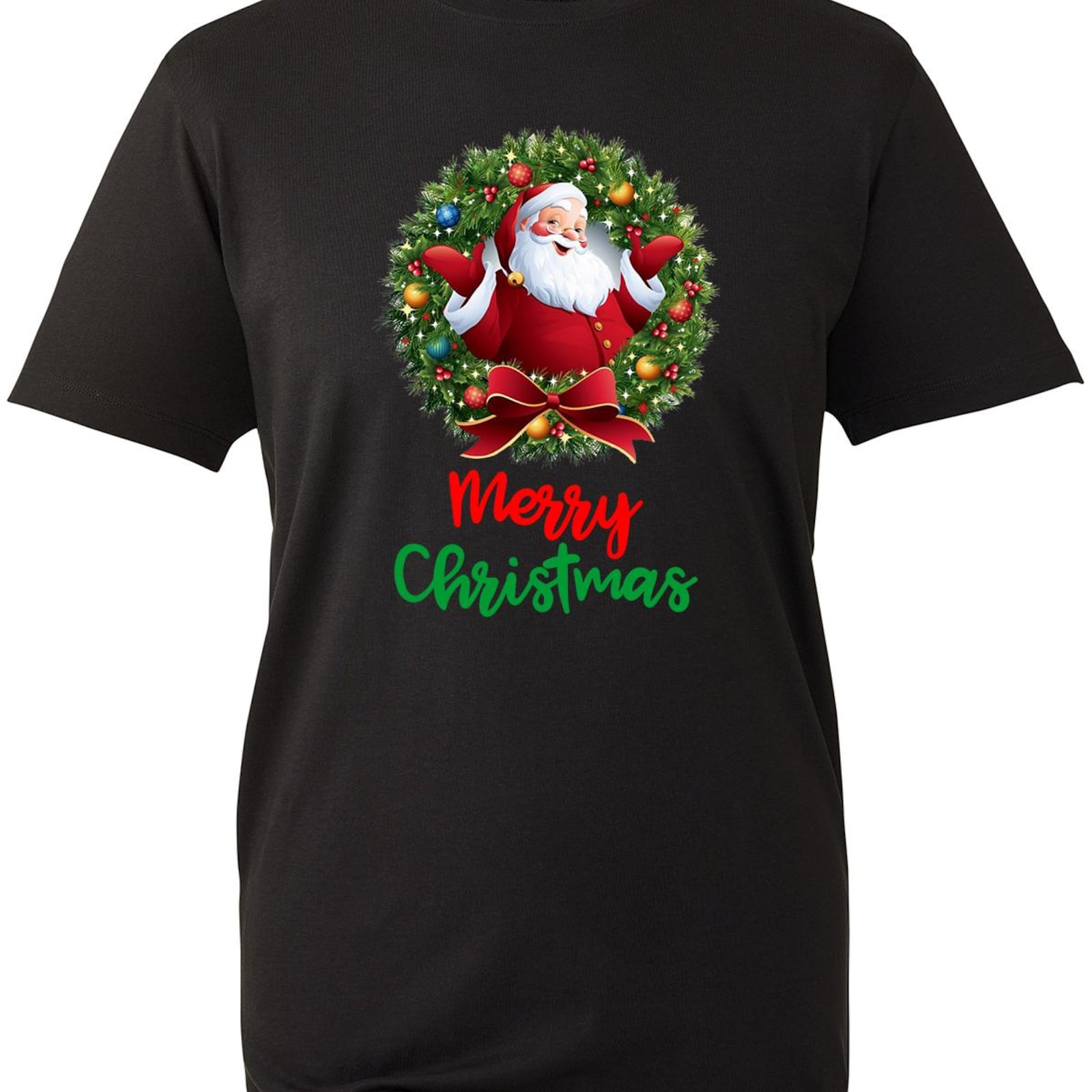Merry Christmas Santa T Shirt, Merry Christmas Shirt, Santa Claus Christmas T-Sh Unisex T-Shirt M