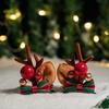 Weihnachts Rentier Geweih Haarspangen Set