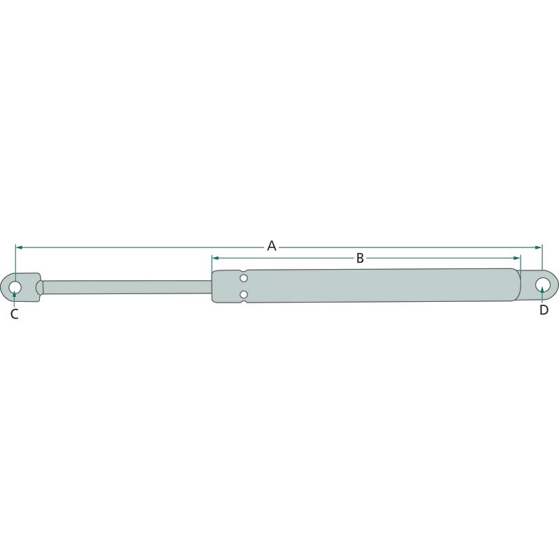 Granit gas strut for sunroof Case 1455 3221572R1