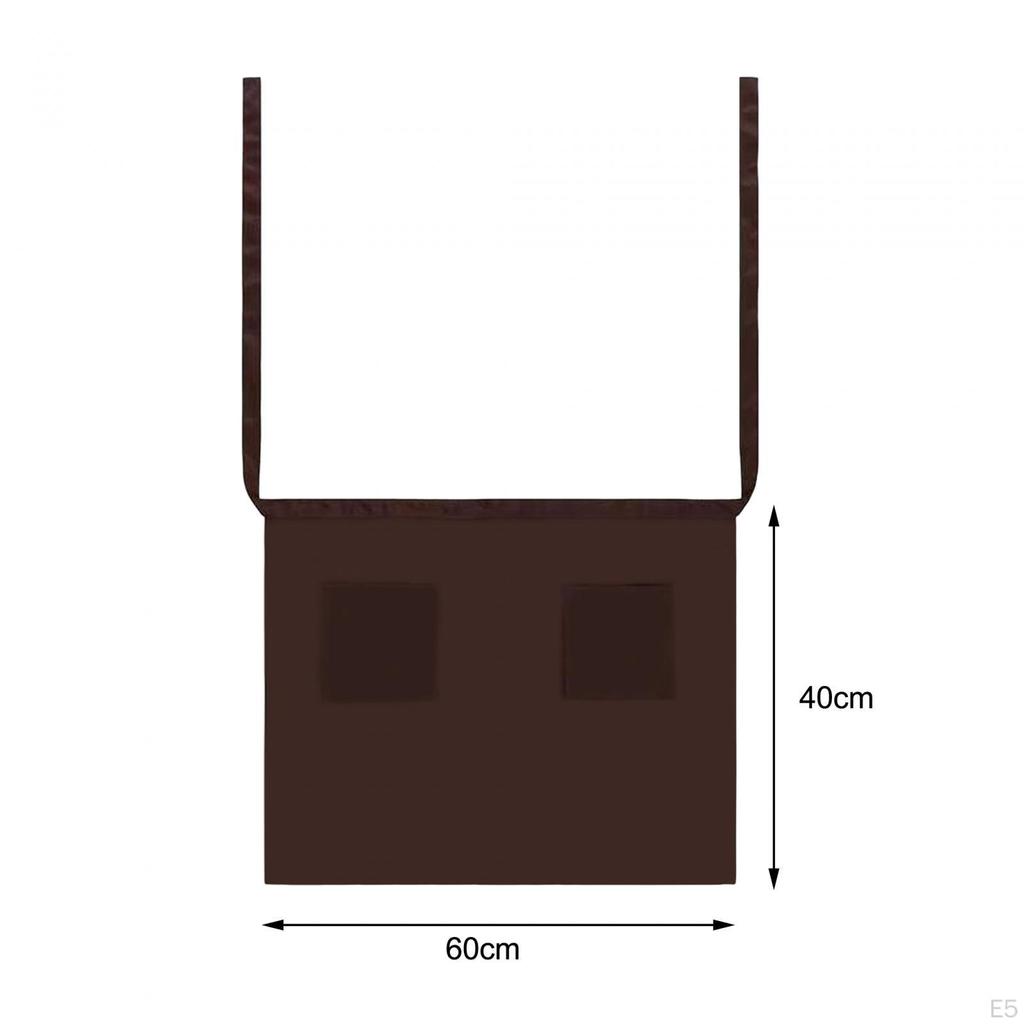 Stylish Waist Apron with Multiple Pockets for Kitchen and Garden Use