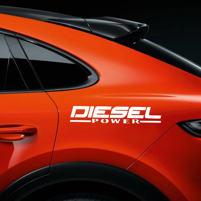 Diesel Power Die-Cut Vinyl Decal Car Sticker Waterproof Auto Decors on Carbody Bumper Rear Window Laptop Choose Size #S60752