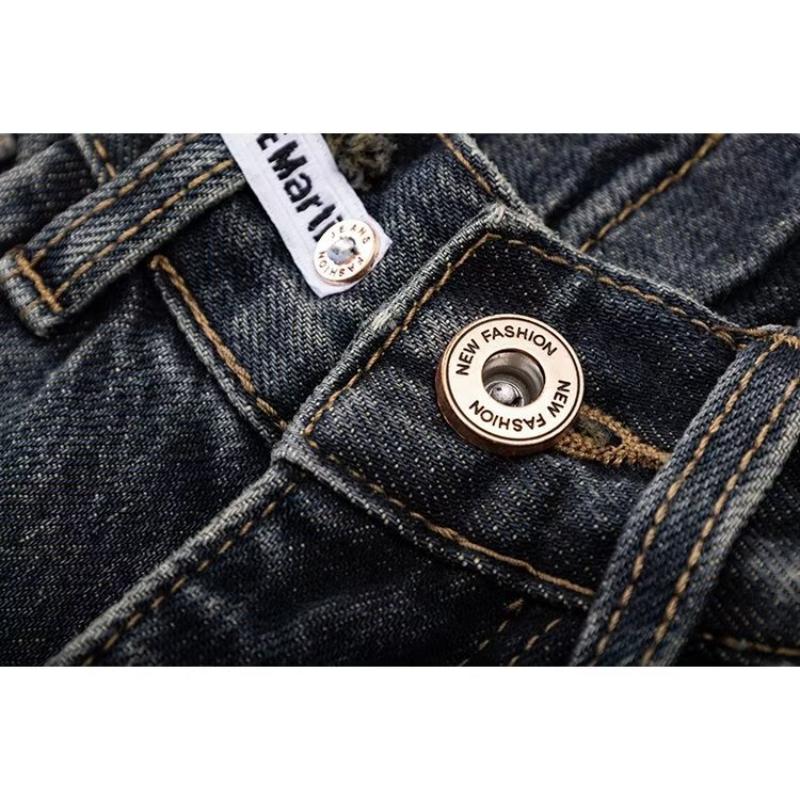 Spring and Summer New Jeans Women's High Waist Slimming and Straight Loose American Retro High Street Casual Pants Wide Leg Pants Pants