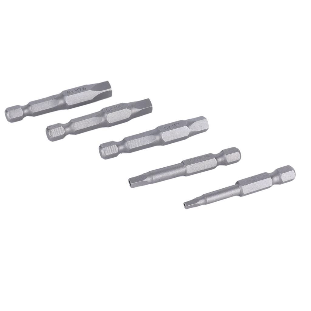 5 Pcs Magnetic Pentagonal Bits Magnetic Wrench Drill Bit Set Durable Head Screwdriver Bit for