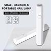 1/2LEDs Mini UV Lamp Handheld Quick-drying USB Nail Lamp For Drying Nail Polish Gel Portable Nail Dryer Salon Tool Battery Model
