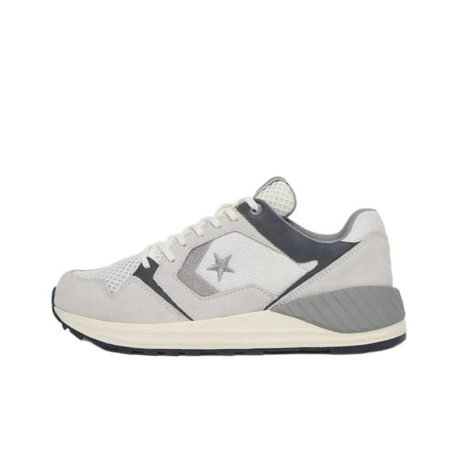 Converse Wave Trainer Quasi Grigio Bianco Vintage Sneakers Unisex A12837C