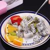 10 Pcs Stainless Steel Two-tine Fork Fruit Fork Set Tableware Multiple Use Snack Cake Dessert Forks Cafeteria Home Flatware