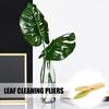 Leaf Cleaning Tongs for Plants Plant Dust Removal Cleaning Brush Leaf-Shaped Cleaning Supplies Plant Leaf Lint Cleaner Leaf