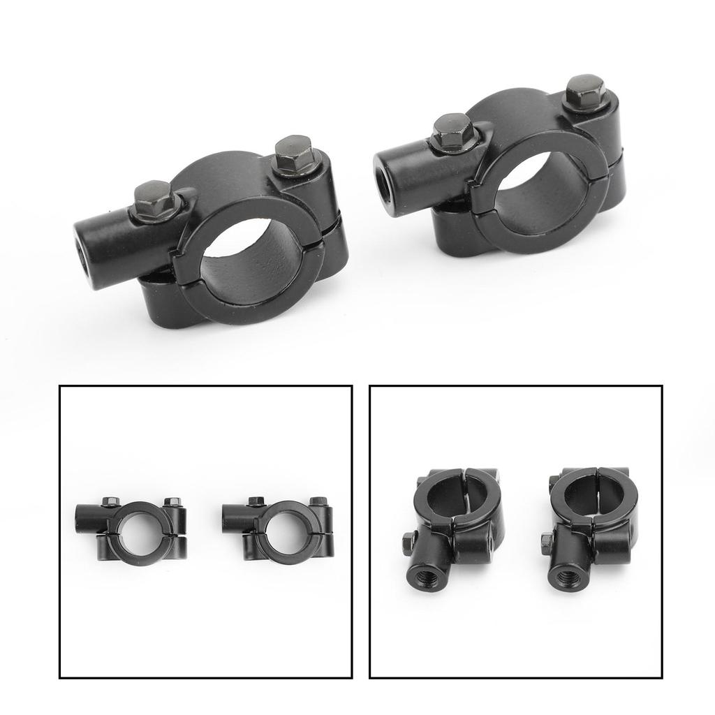 7/8" Motorcycle Handlebar Mirror Adaptor Clamp Mount Bracket 8mm CCW Aluminium