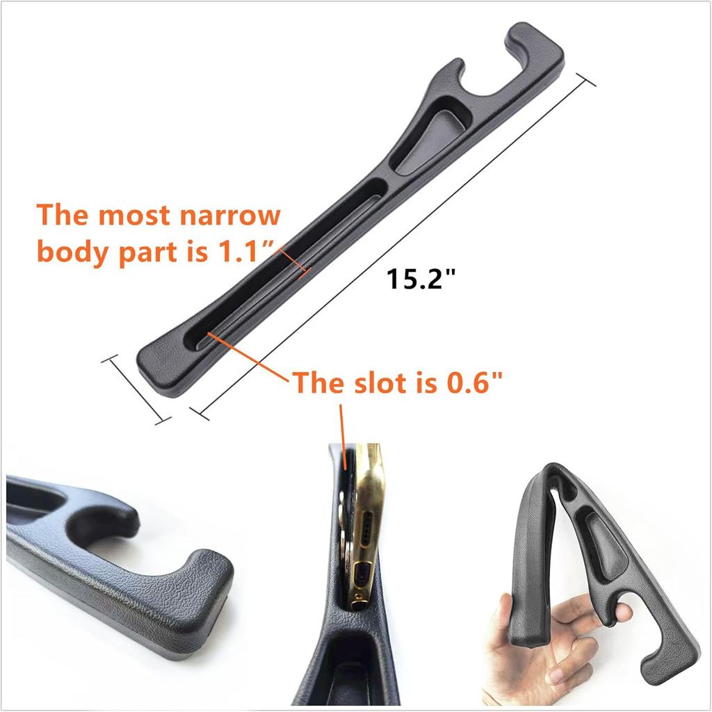 No-Drop Seat Guard, 2 Pack Car Seat Gap Filler Stopper/Catcher Between Seat And Console Black Car Accessories Crevice Blocker Pad Plug Seat Gap Guard