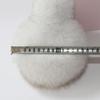 Real Fox Fur Earmuffs For Winter Women Warm Natural Raccoon Fur Earmuffs Girls Ear Warmer Genuine Fur Scarves Plush Ear Muff