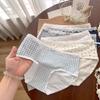 Ladies Spring and Summer Thin New Floral Pure Cotton Antibacterial Crotch Triangle Briefs