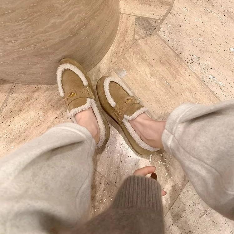 Women's Fashion Lightweight Winter Warm Snow Boots Plush Lining Non-slip Wear-resistant Casual Outdoor Sports Cotton Boots Lafox Shoes