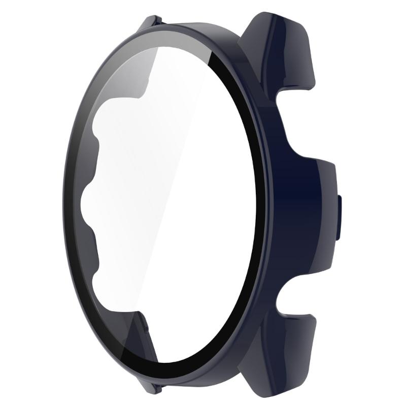 Smartwatch Frame Housing Tempered-Glass Film Hard Cover for Forerunner265 265S Screen Bumper-Shell Protector-Shockproof