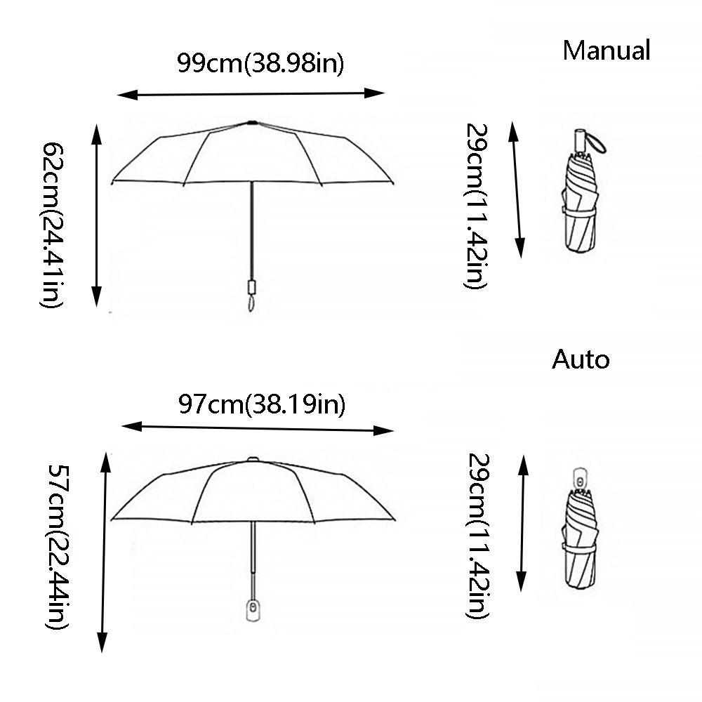 UV Protection Mini Sun Umbrella INS Waterproof Hand Operated Parasol Windproof Durable Folding Pocket Umbrella Daily Use