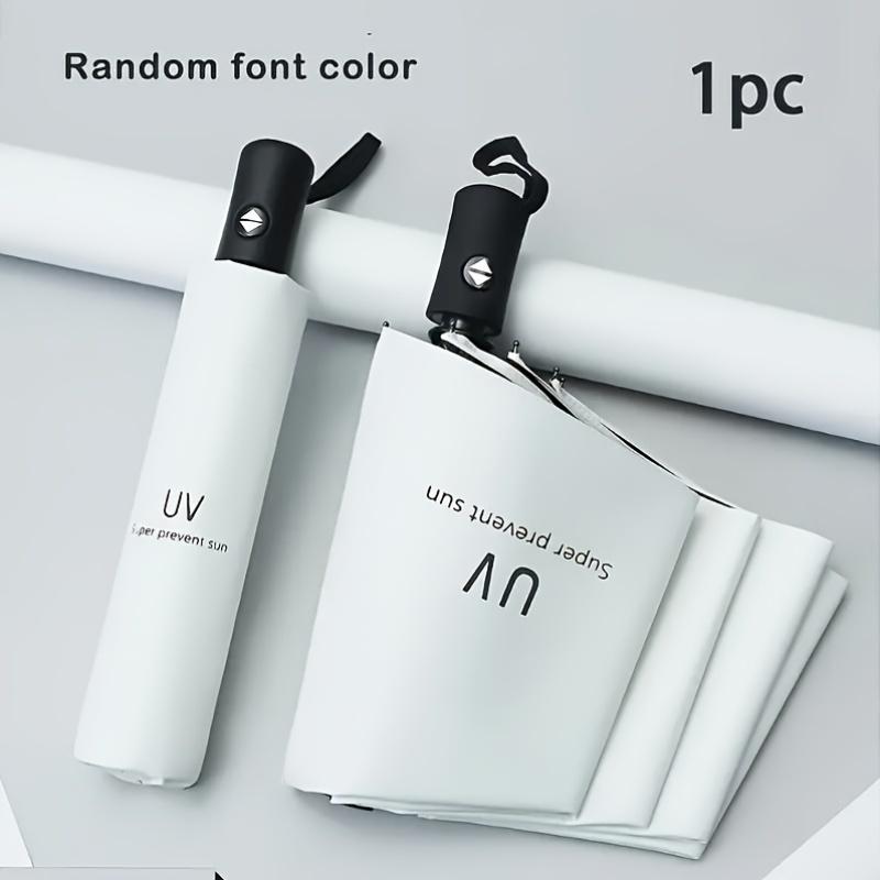 8 Ribs Travel Rain Sun Umbrella Windproof Multi-Color Travel Umbrella Automatic Open And Close Portable Folding Anti UV Umbrella